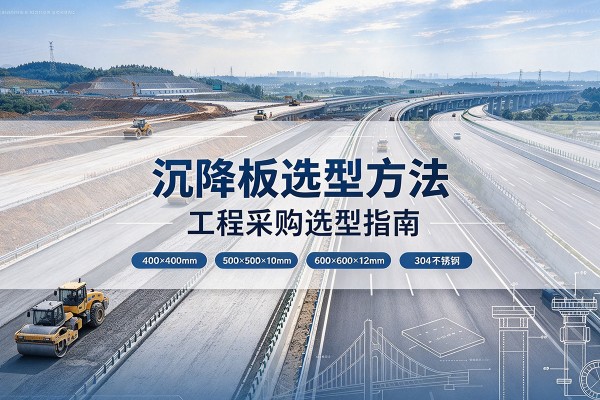 老河口沉降板选择方法