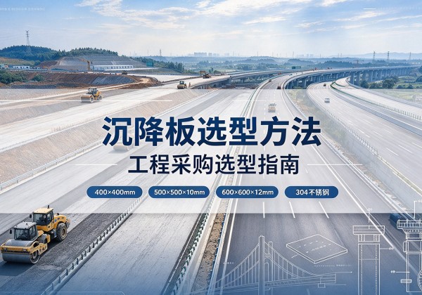 老河口沉降板选择方法